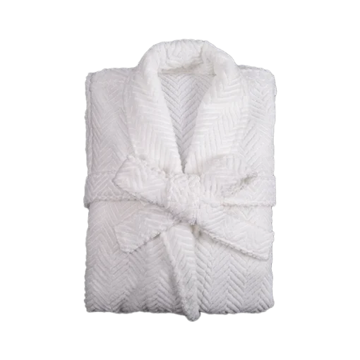 Áo choàng tắm cao cấp 40s FUVER HERRINGBONE HB1000-40M-T1-FU85 (1000gr) | 100% Cotton USA, Kháng khuẩn, Thấm Hút vượt trội và nhanh khô