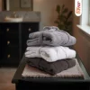 áo choàng tắm cao cấp 40s fuver herringbone 100% cotton usa