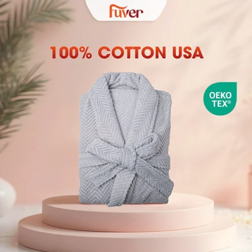Áo choàng tắm cao cấp 40s FUVER HERRINGBONE HB1000-40M-49-FU86