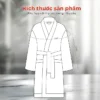 kích thước của Áo choàng tắm cao cấp Fuver Herringbone