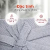 Áo choàng tắm cao cấp Fuver Herringbone kháng khuẩn bảo vệ sức khỏe