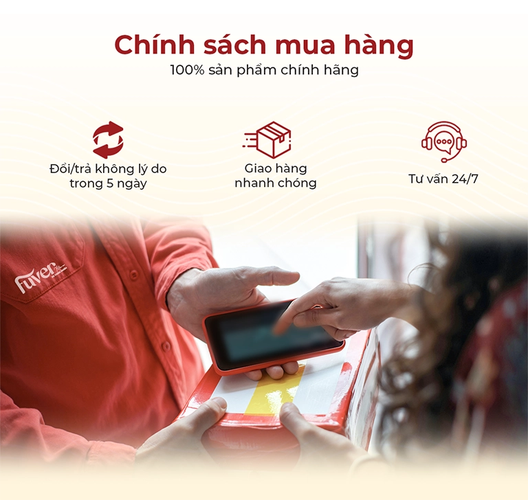 Chính sách mua sản phẩm khăn bông tại Fuver
