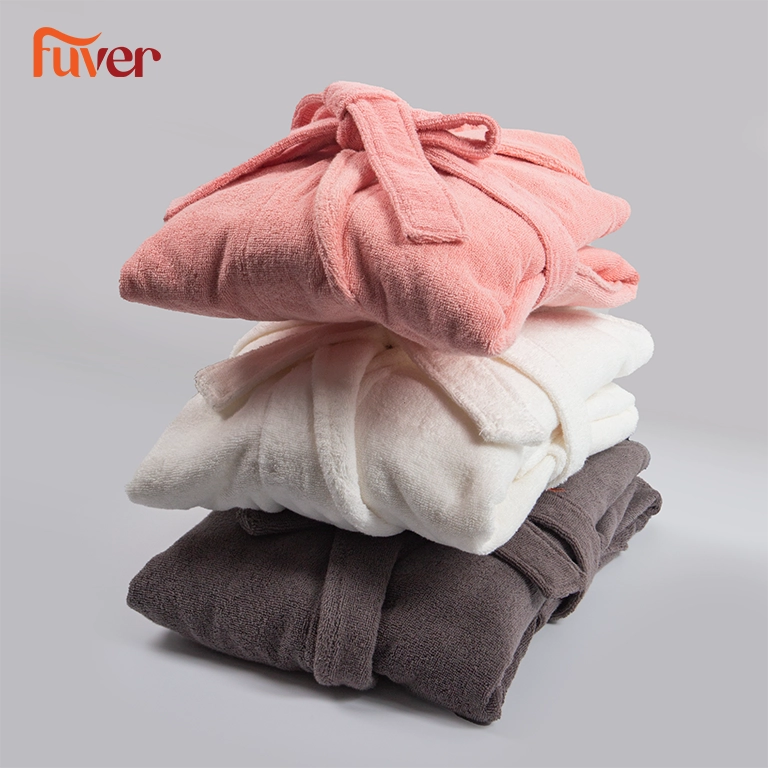 Hình ảnh mẫu áo choàng tắm cotton trơn