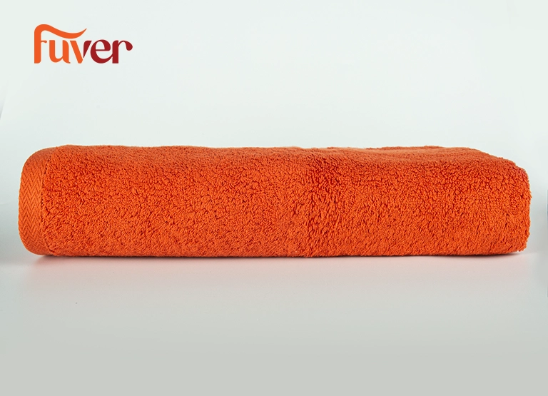 Khăn tắm Fuver Premium màu cam cà rốt