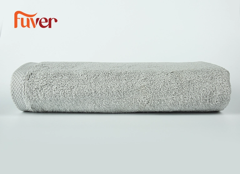 Khăn tắm to Fuver Premium màu xám  nhạt