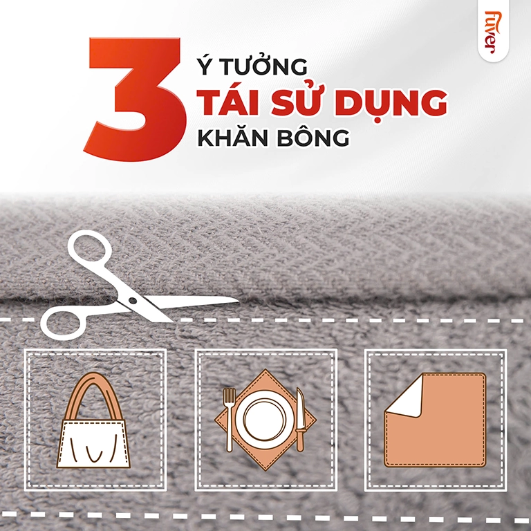 Bạn có thể tái sử dụng khăn bông tắm cho các mục đích khác