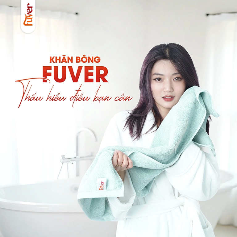 sử dụng khăn tắm Fuver để bảo vệ sức khỏe