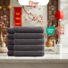 Combo 10 Khăn mặt - Khăn gội cao cấp Fuver Premium 40x80cm - 200gr năm 2025