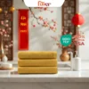 Combo 3 Khăn tắm Fuver Premium 70x130cm - 450gr 2025