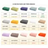 màu sắc khăn mặt khăn gội fuver premium 40x80cm