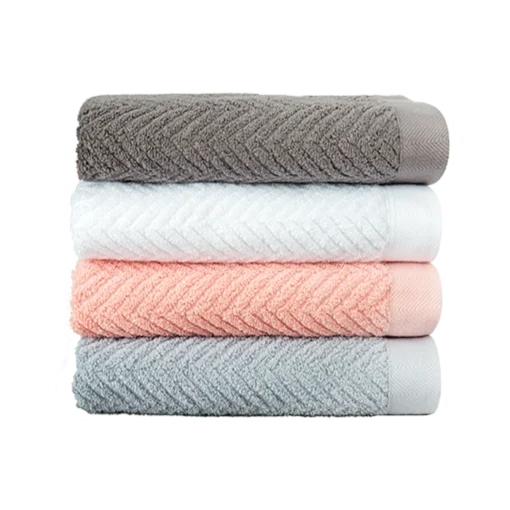 Khăn tắm - Khăn gội cao cấp Fuver Herringbone 40x100cm - 200gr