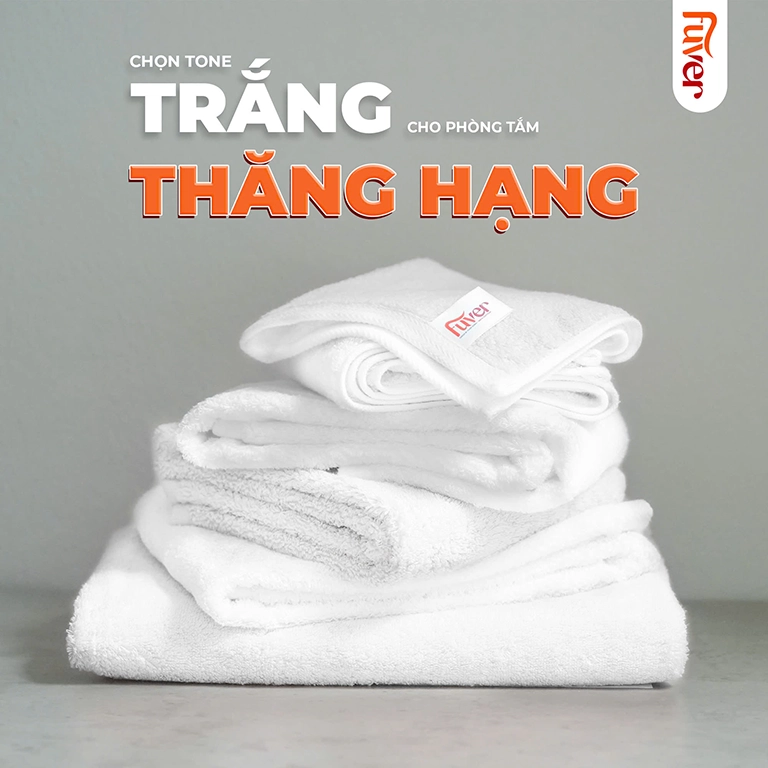 Tại sao nhiều người chọn khăn tắm màu trắng?