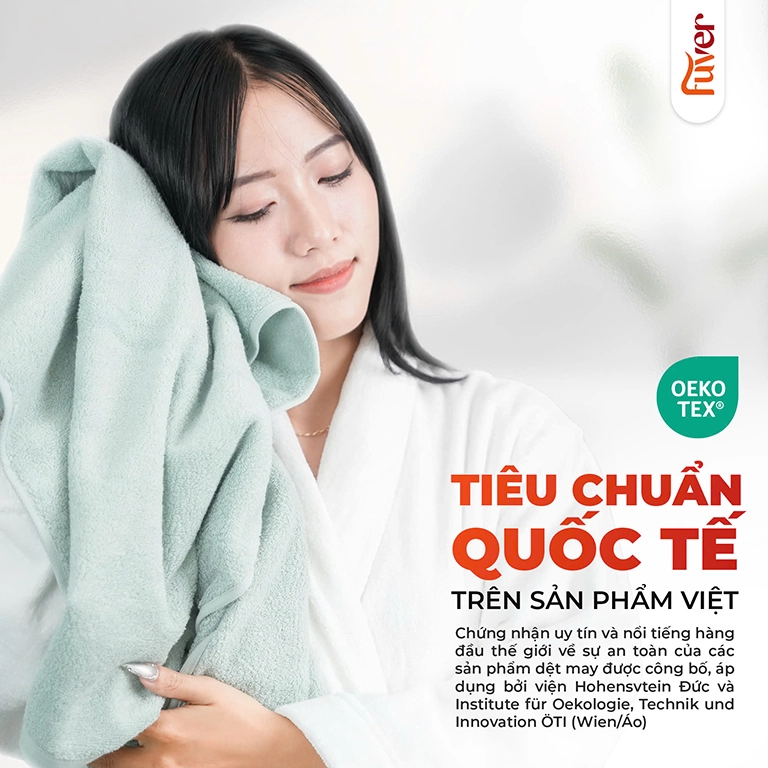 Khăn tắm Fuver là món quà tặng 20-10 hoàn hảo cho sức khỏe