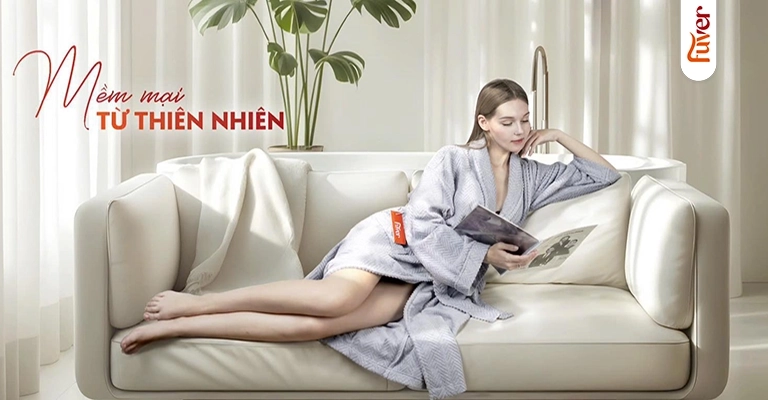 Mua áo choàng tắm tại tphcm nên chọn chất liệu thiên nhiên như cotton