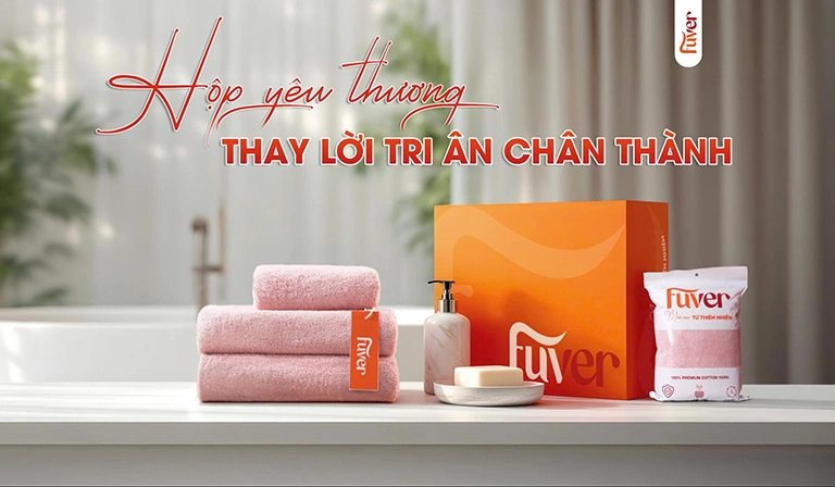 Đừng quên đóng gói quà tặng khăn tắm giáng sinh nhé