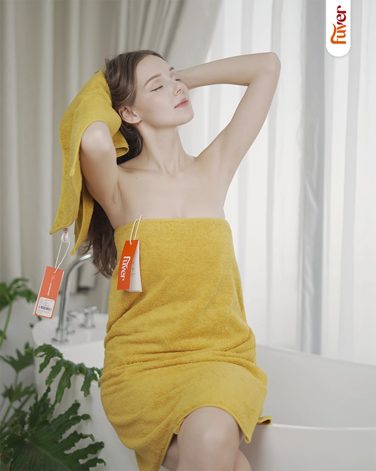 khăn sợi tre và khăn Cotton thân thiện và thoải mái với mọi làn da
