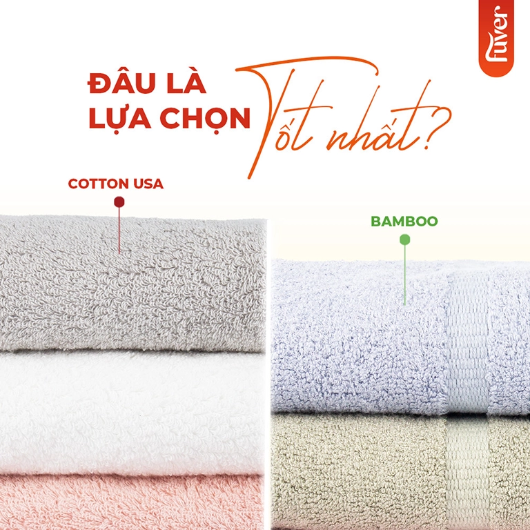 Khăn tắm sợi tre hay khăn cotton đâu  là sự lựa chọn tốt nhất