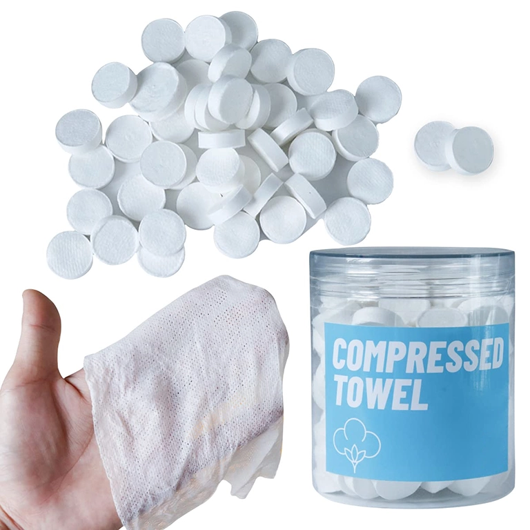 Một số loại khăn tắm nén cao cấp được làm từ chất liệu cotton tự nhiên
