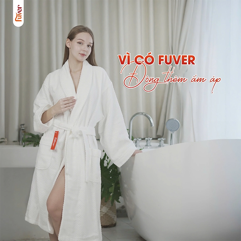 Chọn các loại áo choàng tắm mềm mại thoáng khí cho giấc ngủ trọn vẹn